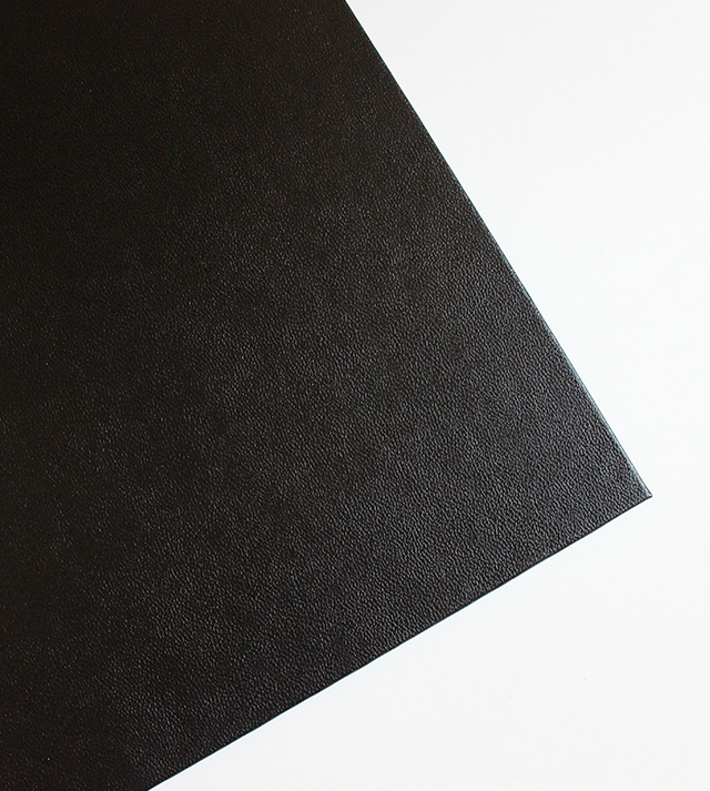 black imitation leather cover
